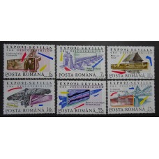 RUMANIA 1992 SERIE COMPLETA DE ESTAMPILLAS NUEVA MINT AVIONES ESPACIO Y COHETERIA